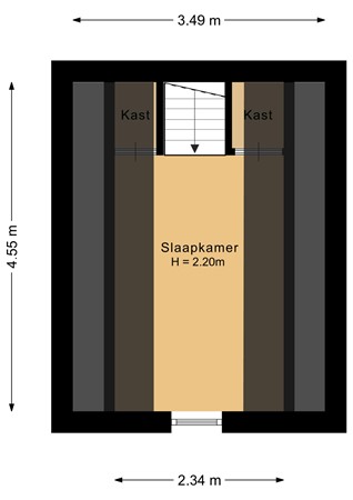 Floorplan - Zeedijk 24-011, 4504 PN Nieuwvliet